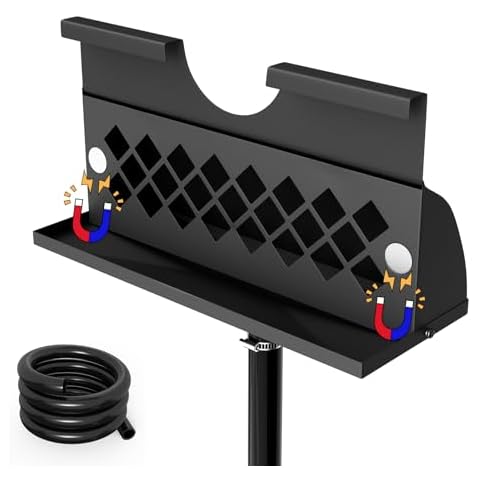 Sindax Rear Grease Drainage Funnel for Blackstone Grease, Upgrade Innovative Magnetic Grease Catcher, Enclosed Large Capacity Integrated Grease Trap Compatible with Blackstone 36/28/22/17 Inch Griddle Cover