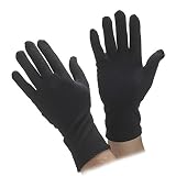 Black Cotton Gloves