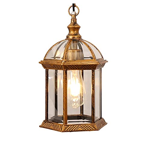 Lustre extérieur suspendu E27 luminaire vintage industriel