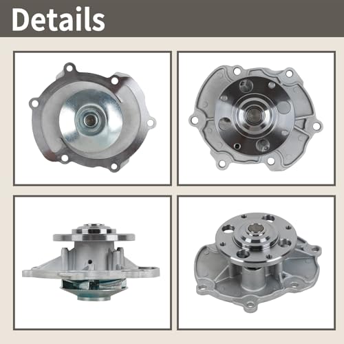 EvTok AW5103 Water Pump Kit with Gasket Compatible with GMC Buick Chevrolet Cadillac Pontiac SAAB Saturn Suzuki 2.8L 3.0L 3.6L V6 Engine