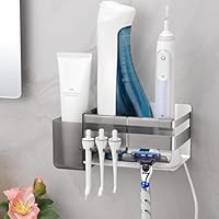 Porta Testine Spazzolino Elettrico | In Acciaio Inox | Adesivo 3M Per Parete - Foto 14