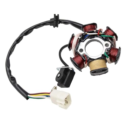 Image of PRO BAT 6 Coils 5 Wires Stator Magneto ATV Magneto Stator Plate for 50cc 70cc 90cc 110cc 125cc Engine Chinese Scooter Dirt Bike Taotao Sunl Roketa