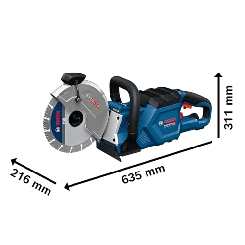 Bosch Professional 18V System Akku-Trennsäge GCS 18V-230 (inkl. 1x Schlauchanschluss)