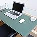 Produktbild Bürobedarf und Schulbedarf Ctj Multifunktions-Business-Doppelseitig PVC-Leder Mauspad Tastatur-Pad Tischmatte Computer-Schreibtisch-Matte, Größe: 80 x 40 cm (Schwarz Rot) CTJ (Farbe : Green+Silver)