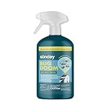 Sunday Bug Doom Home Insect Barrier Spray - Indoor Insect Spray with Botanically Derived Pyrethrin - Kills Ants, Spiders, Cockroaches & More - 16 Fl Oz