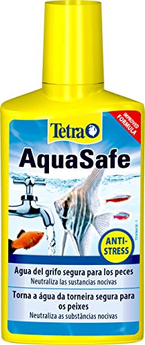 Tetra AquaSafe para Agua de Acuario Natural y Apta para Peces, 250 ml