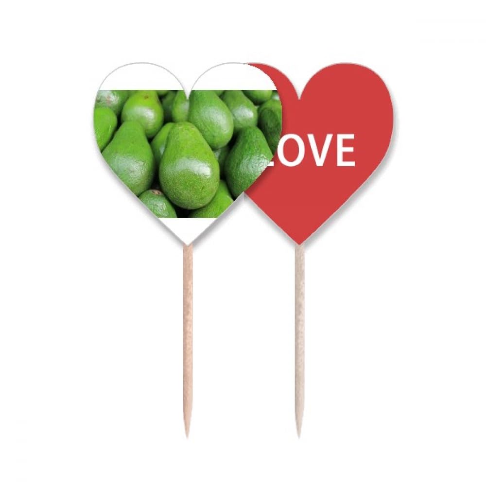 Pique-dents photographie fruits frais anti-glissement pour pic de bois