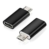 [Micro USB Adapter] BabyElf Micro USB zu USB C Adapter bietet die professionelle Lösung, um Ihre Micro-USB-Smartphones oder -Tablets mit einem USB-C-Kabel zum schnellen Aufladen und zur Datensynchronisierung zu verbinden.