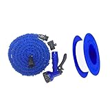 Gartenschlauch Garten erweiterbarer flexibler Wasserschlauch Kunststoff Leichte...