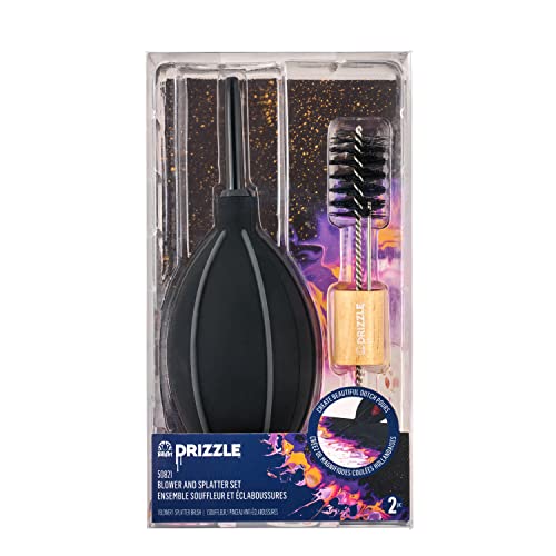 FolkArt Drizzle Blower and Splatter Set, Durable Tools Perfect for