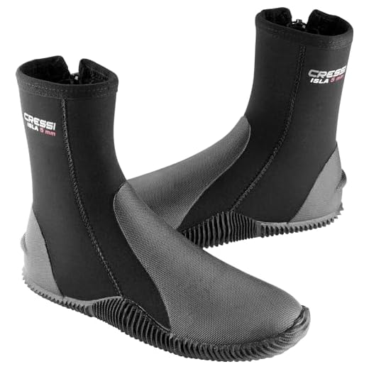 Cressi Isla Botas de Buceo con Suela y Cremallera, 5mm, Unisex Adulto, Negro (Black/Black), XXL