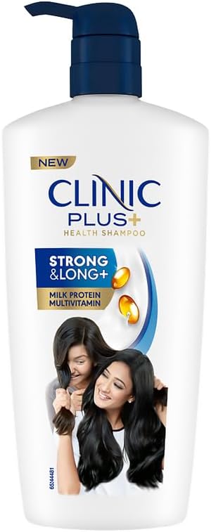 Strong & Long Shampoo 650 ml|| With Milk Proteins & Multivitamins for Healthy and Long Hair - Strengthening Shampoo for Hair Growth