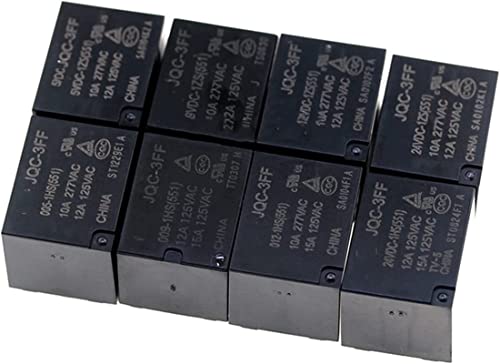 Relés de 5V AMUCK con alta capacidad de 10A para conmutación segura en automatismos