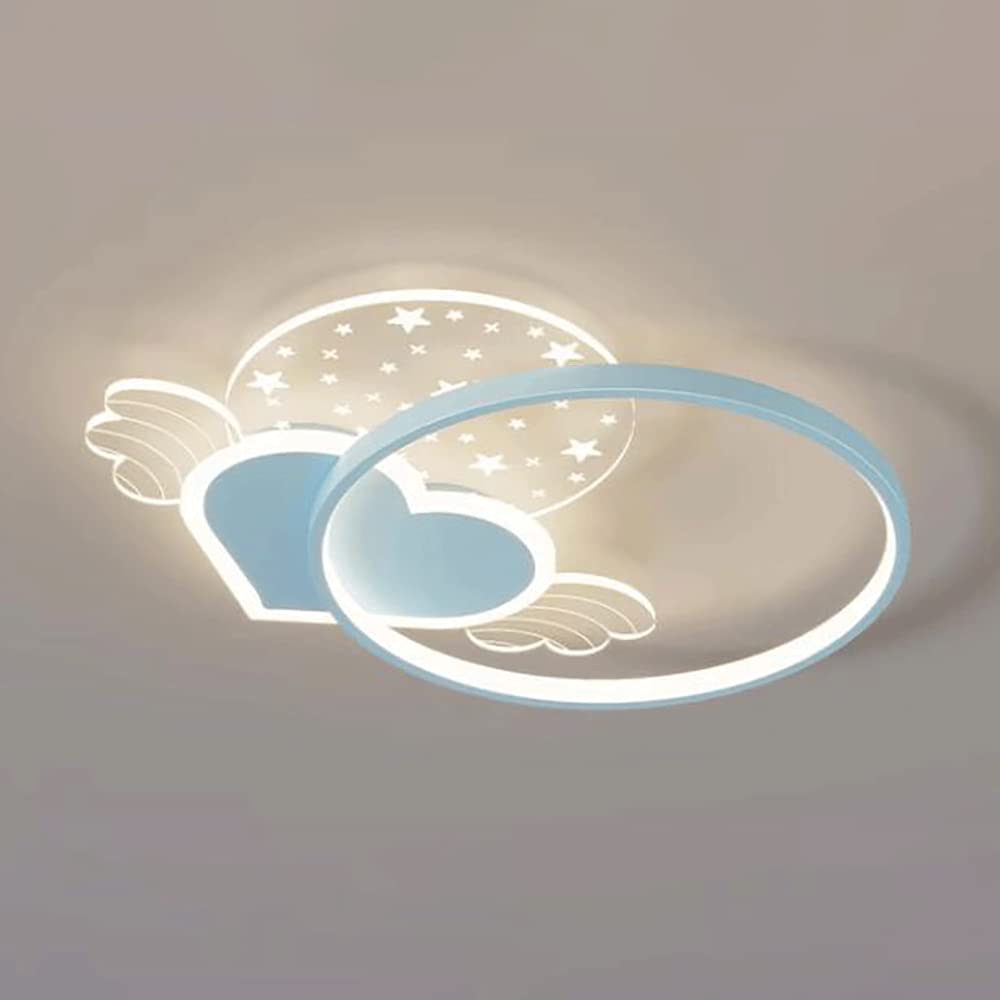 Plafonnier LED moderne 3000K, luminaire créatif cœur pour chambre