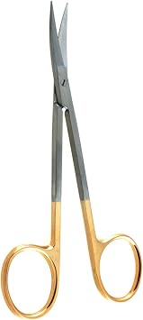 Super-Cut TC Iris Scissors 4.5 Curved Sharp Sharp Points SurgicalExcel