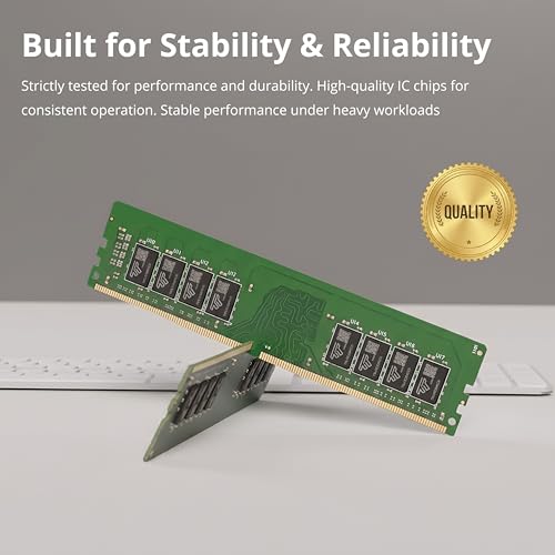 Image of Timetec Premium 8GB DDR4 2666MHz (PC4-2666V) PC4-21300 UDIMM Desktop RAM - 288-Pin 1.2V CL19 Non-ECC Unbuffered DIMM Memory Module Upgrade