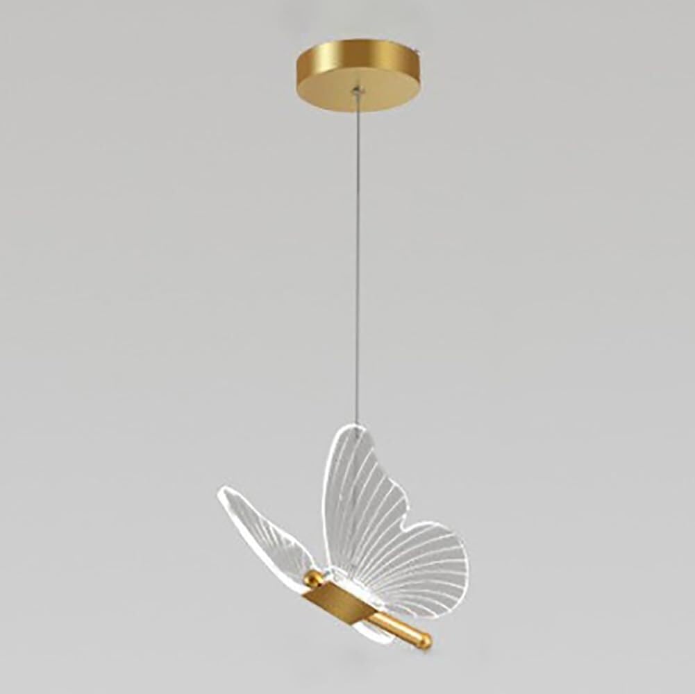 Suspension papillon LED pour en finir avec les tables de chevet encombrées