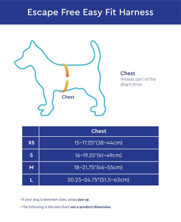 Image of Gooby Escape Free Easy Fit Dog Harness, Step-in, Blue, Small