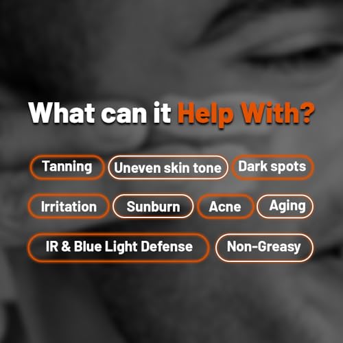 Image of HIVADO Men's Sunscreen Moisturiser SPF 50 PA++++ 50ml | No White Cast | Lightweight, Non-Greasy Hydrating & Brightening Formula | UVA + UVB Broad Spectrum Sun Protection | With Mimiskin | For All Skin Types