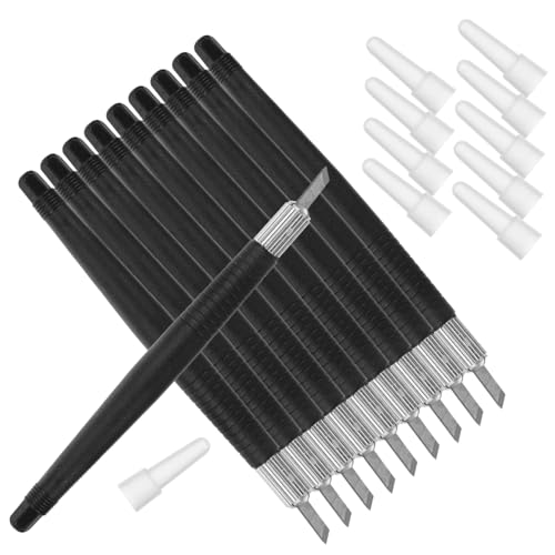 OSALADI 10piezas Buril Para Tallar Madera Herramientas Portátiles De Cincel Para Grabar Mano Para Estudiantes Cuchillo De Tallar Madera