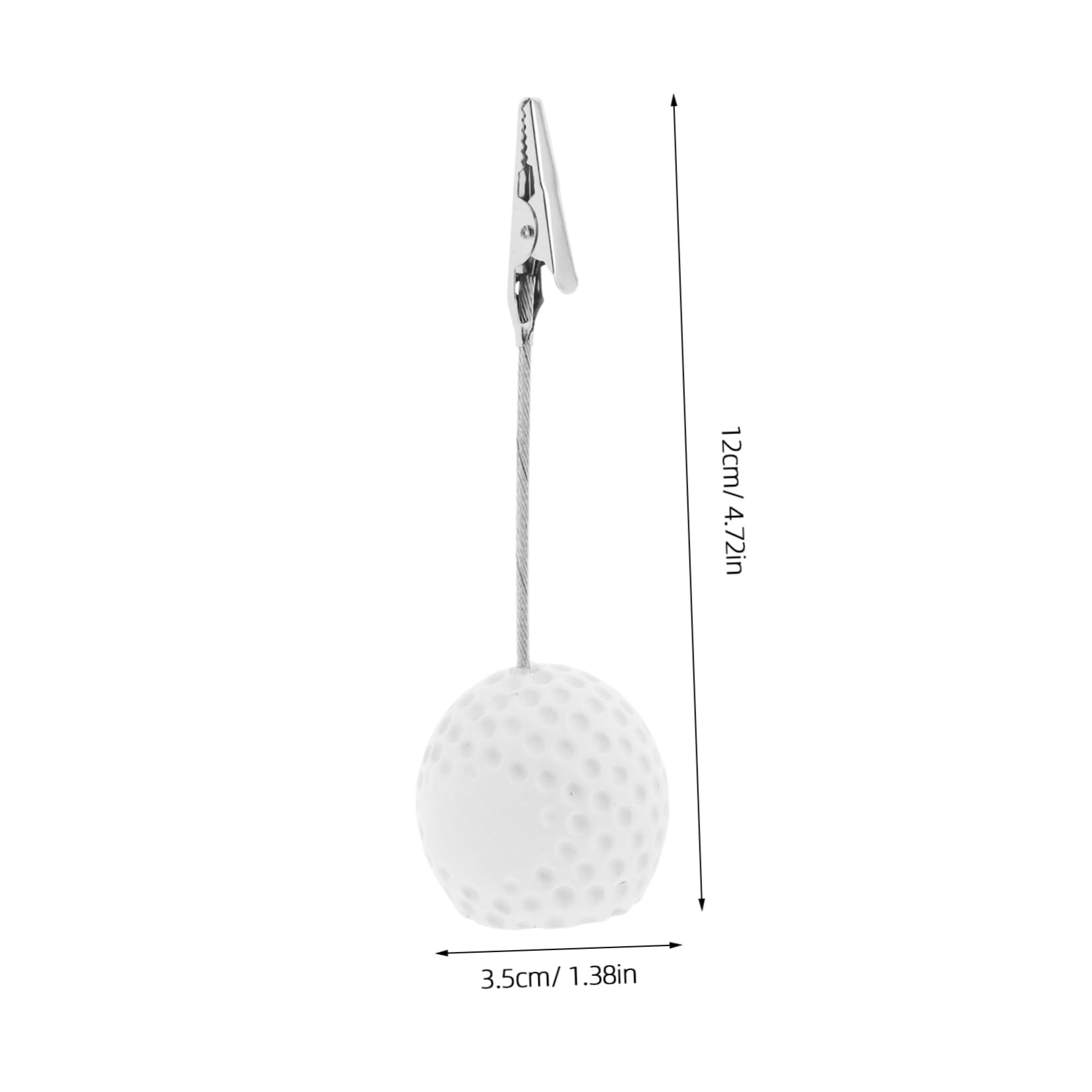 KOMBIUDA 8piezas Tarjetero De Golf Soporte para Tarjetas De Mesa Decoración De Mesas para Bodas Porta Tarjetas De Lugar Soporte para Clips De Fotos