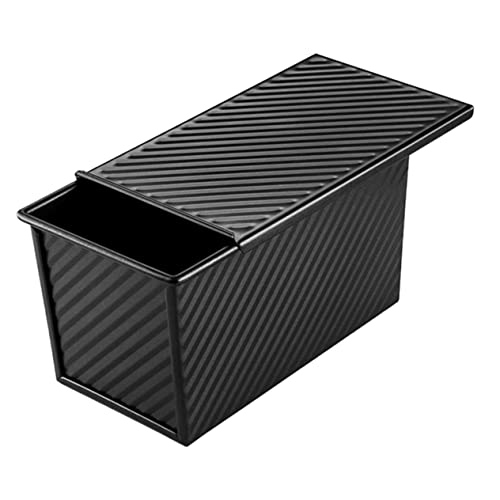 COLLBATH Carbon Steel Non Stick Bread Baking Wave Toast Loaf Pan for Home Baking Easy Clean Bakeware with Excellent Thermal Conductivity