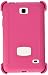 OtterBox DEFENDER SERIES Case for Samsung Galaxy TAB 4 7.0 - Frustration Free Packaging - PAPAYA (WHITE/PEONY PINK)