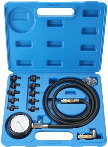 DASBET Engine Oil Pressure Gauge Kit 0-140 PSI Automotive Oil Pressure Tester Kit for Engine Diagnostic Test for Cars
