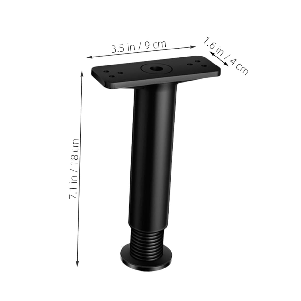 Veemoon 4pezzi Sostituzione delle Gambe del Telaio del Letto di Gambe Regolabili per Telaio del Letto Supporto