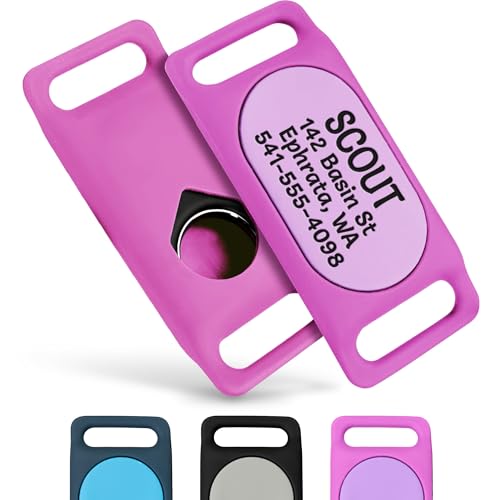 GoTags Dog Collar Holder for SmartTag2 Tracker (Large)