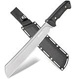 NedFoss 16' Survival Machete with Sheath, D2 Steel...