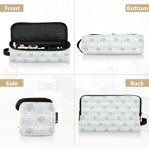 Bolso de viaje y tapete resistente al calor para herramientas de cabello con cierre para planchas, rizadores, y estilizadores miniatura 5