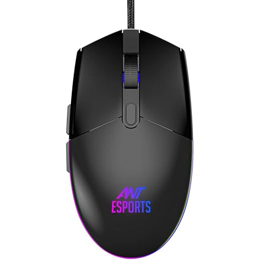 Ant Esports GM60 Gaming Mouse Wired 3200 DPI