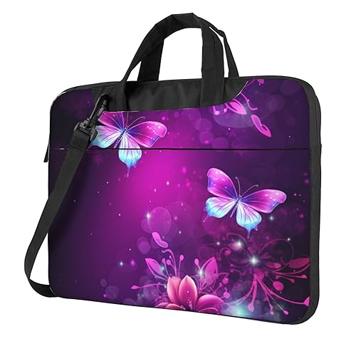 Sac ordinateur portable 13 14 15.6 pouces antichoc bandoulière violet