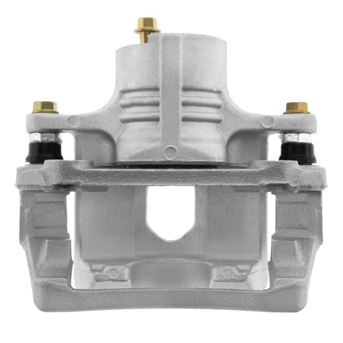 Image of Detroit Axle - 2pc Rear Brake Calipers for 2008-2014 Cadillac CTS [Brake Code JE5] Disc Brake Calipers w /Brackets 2009 2010 2011 2012 2013 Replacement Assembly