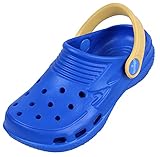  LEMIGO Kinder Eva Clogs Lemigoose 881 (Blau, 35)