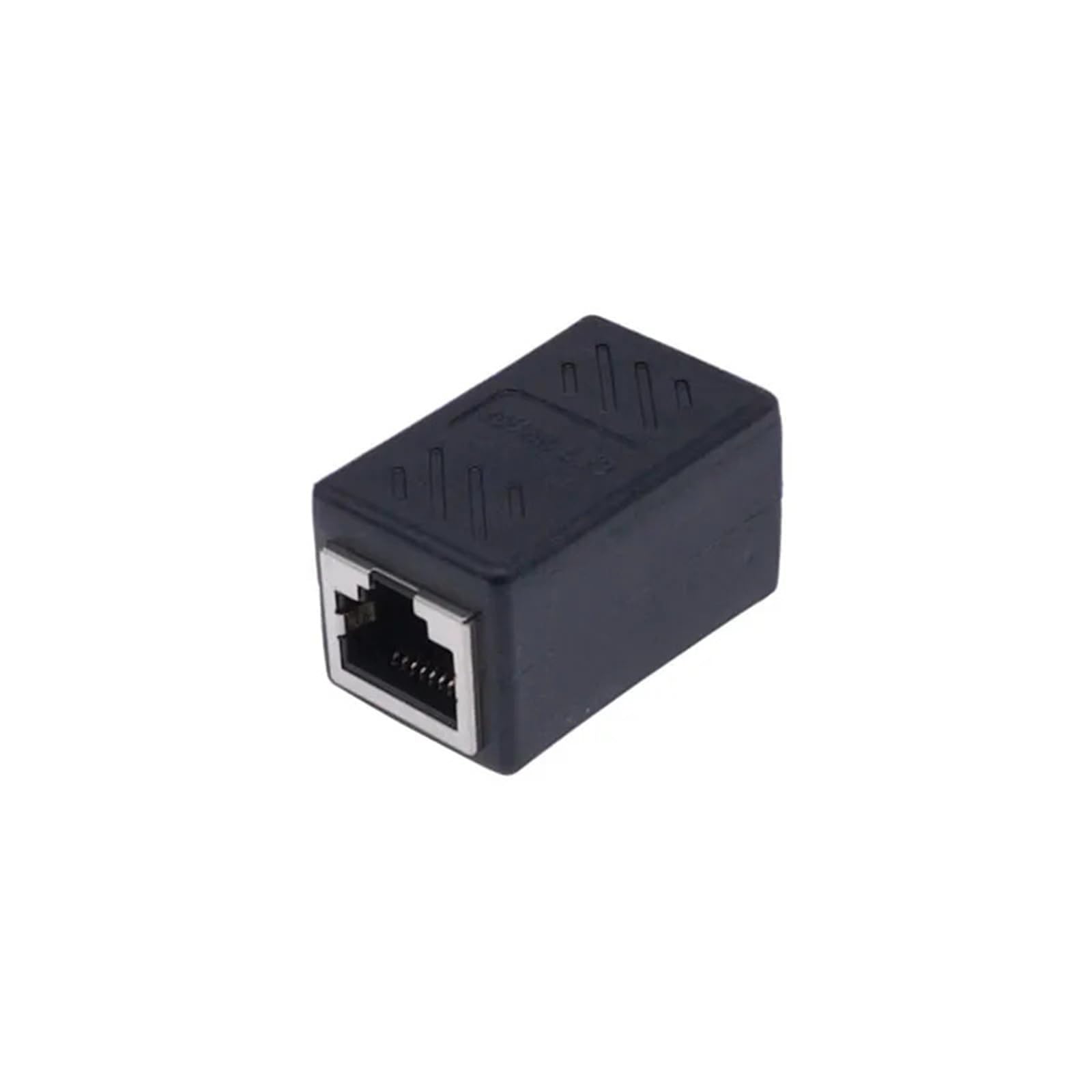 Złącze RJ45 przedłużacz sieciowy żeński na adapter Ethernet Gigabit Interface Splitter łącznik 1 szt. (czerwony)