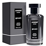 ASSEEK G.O.A.T Cologne for Man - 80ml/2.82 Fl Oz Woody Fougere Fragrance with Lemon Ginger Rose Cedar, Long-Lasting Science Enhanced Scent for Daily & Date Nights