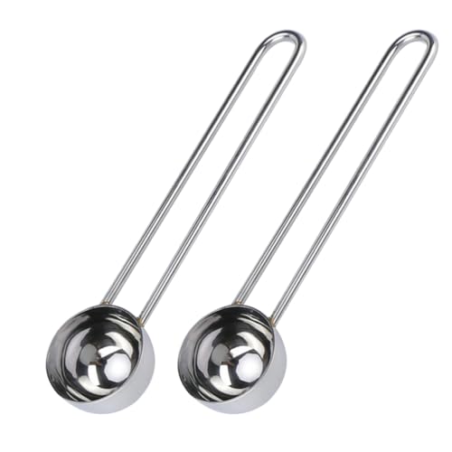 Mipcase Cuillères Doseuses En Acier Inoxydable 2 Pièces Cuillère À Mesurer Pour Café Thé Et Épices Ustensile De Cuisine Et Facile À Nettoyer