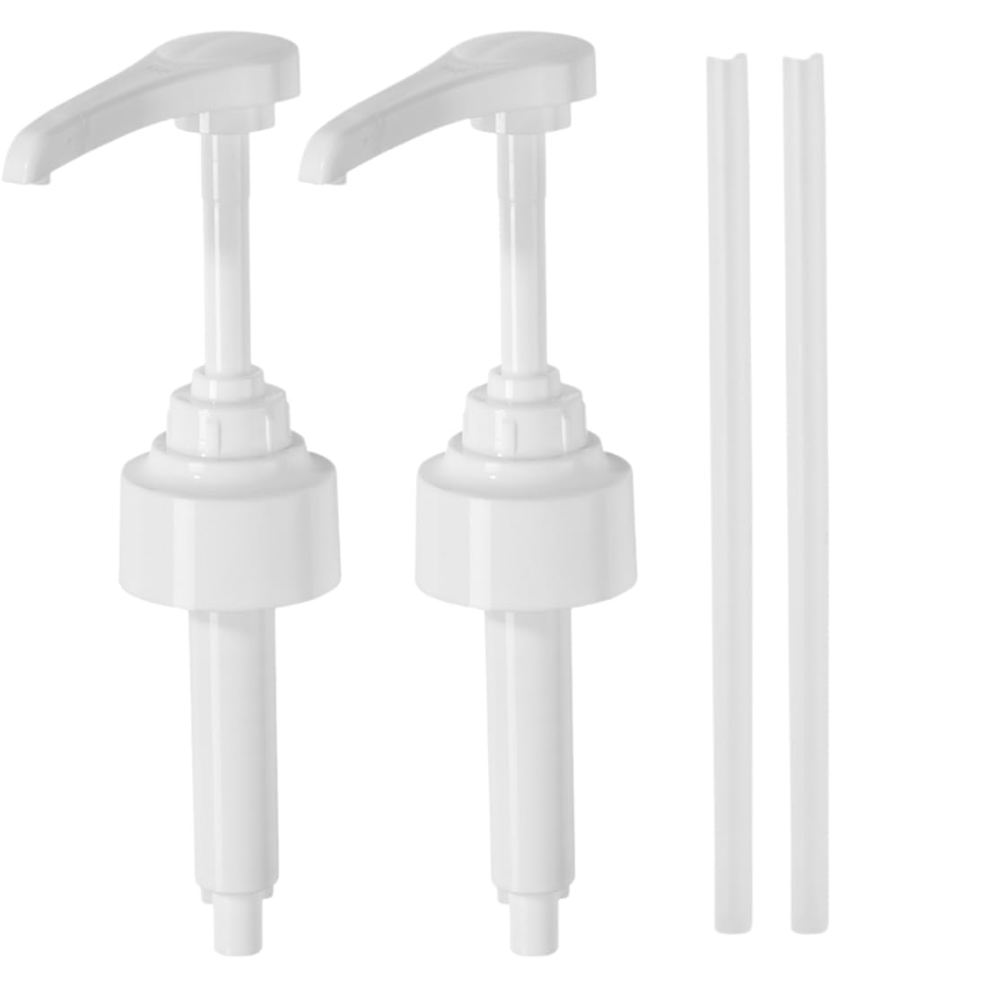 IKOPFLN Set di 2 pompe per sciroppo Monin da 1,0 litri in vetro, pompa dosatrice per 10 ml，per 700ml