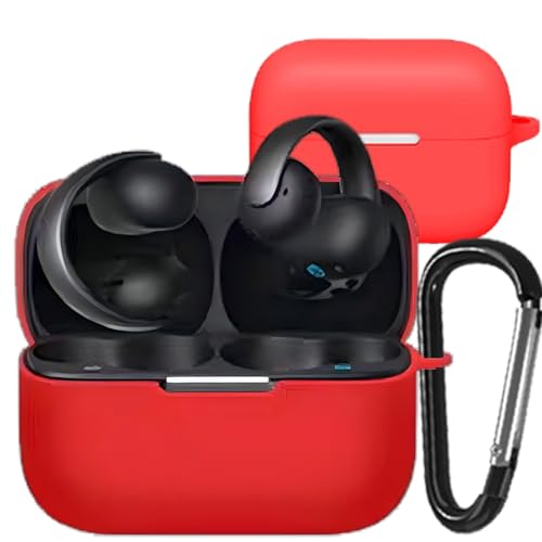 INIAYOH For Anker Soundcore AeroClip �ی�P�[�X Anker Soundcore AeroClip �P�[�X �J���r�i�t�� �ϏՌ� �����^ �h���h�o �[�d�\ �����h�~�i���b�h�j