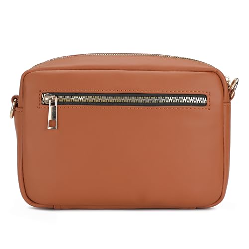 Image of K London Women's Cross Body Sling Bag with Pouch faux Leather Sling Bag for Women - Girls Travel Crossbody Bags with Adjustable Strap - Ladies Shoulder Purse Stylish Handbag