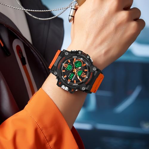 Montre numérique multifonction pour homme actif cherchant la solidité - 5