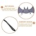 ARTIBETTER Bat Shaped Frameless Sunglasses Rimless Black Gray Lenses Fashion Eyewear for Women Summer Cosplay Vintage Bat Eyeglasses