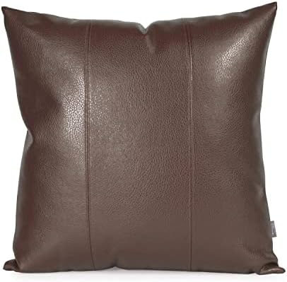 Howard Elliott Fluffy Square Throw Pillow, Premium Stuffer Decorative Comfortable Sleeper Cushion, Soft Square Pillow Insert for Bedroom, Couch & Sofa, 20 x 20 Inch, Avanti Pecan