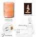 Spantik Himalayan Rock Salt Night Light Cylinder Shape 2Pack