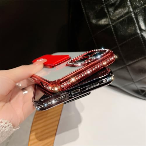 Étui à paillettes et diamants pour iPhone 14 Plus, la coque de luxe argentée - 3
