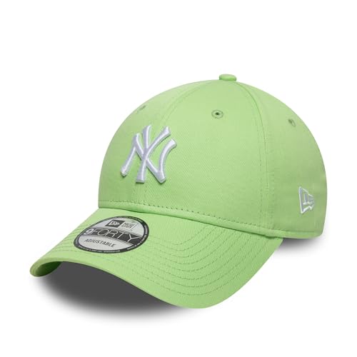 New Era 9Forty Erwachsene Midi Logo MLB New York Yankees Strapback Baseball Cap Mütze Pastel Grün