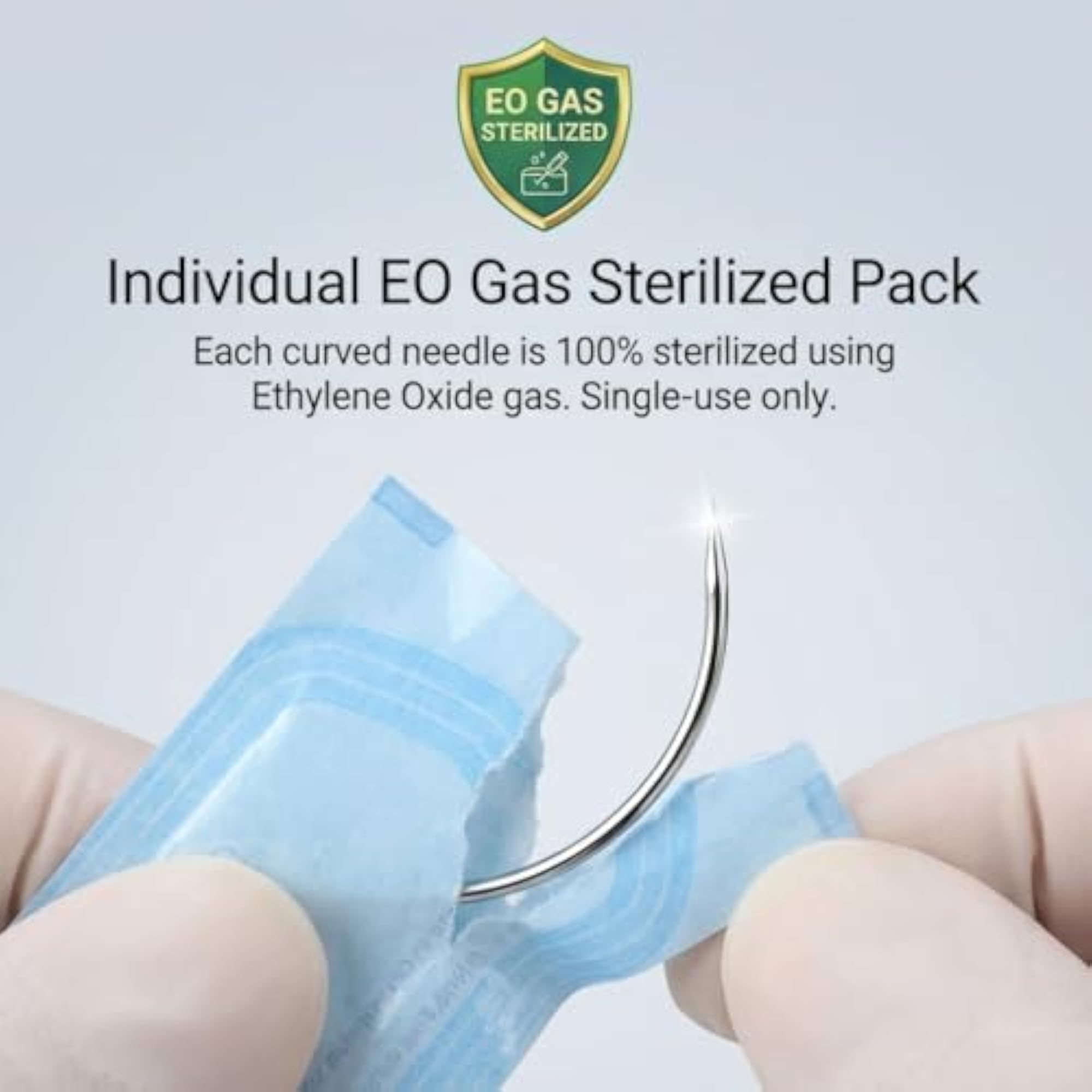 Mixed Body Piercing Needles, Disposable Sterile Stainless Steel