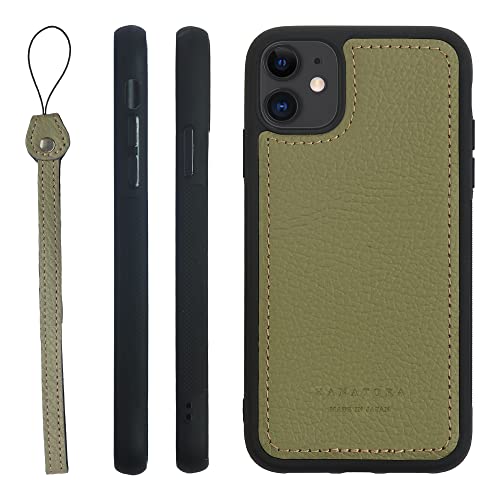 HANATORA for iPhone 11 �P�[�X �{�v ���{�� �ϏՌ� �X�}�z�P�[�X �X�}�z �X�g���b�v �t�� �V�������N�J�[�t���U�[ �M�t�g �}�O�l�b�g�Ȃ� �s�X�^�`�I SPGJP-11-Pistachio